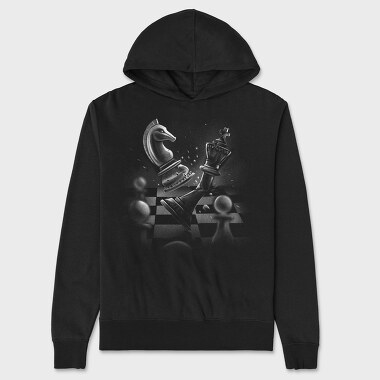 Chess Dramatic Monochrome, Унисекс Мъжко Суичър