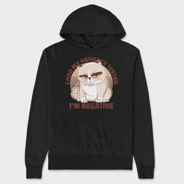 I Had My Patience Tested, Unisex Men's Hoodie