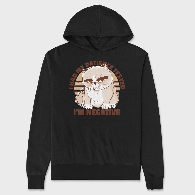 I Had My Patience Tested, Unisex Men's Hoodie