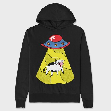Alien Cow, Unisex Men's Hoodie