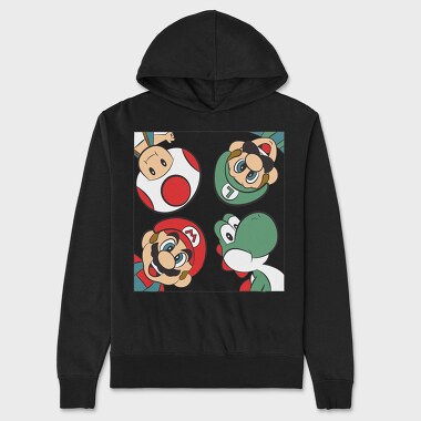 Super Mario 1, Unisex Men's Hoodie