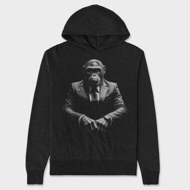 Ape Suit Monochrome, Unisex Men's Hoodie