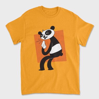Allergic Panda, Unisex Men's T-Shirt