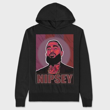 Nipsey Hussle 3, Unisex Men's Hoodie
