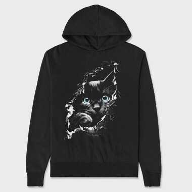 Cat Ripping, Unisex Men's Hoodie