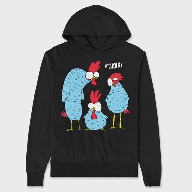 Crazy Chicken, Унисекс Мъжко Суичър