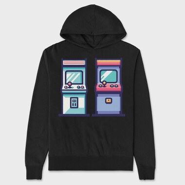 Arcade Games 2, Unisex Men's Hoodie