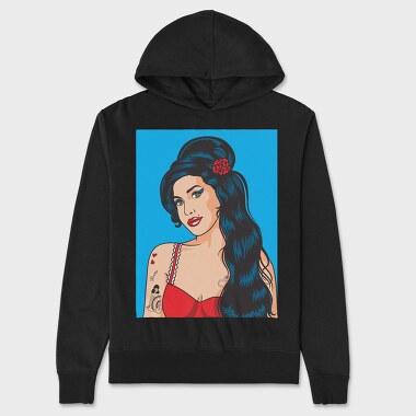 Amy Winehouse, Unisex Men's Hoodie