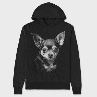 Chihuaha, Unisex Men's Hoodie