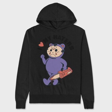 I Love My Haters, Unisex Men's Hoodie