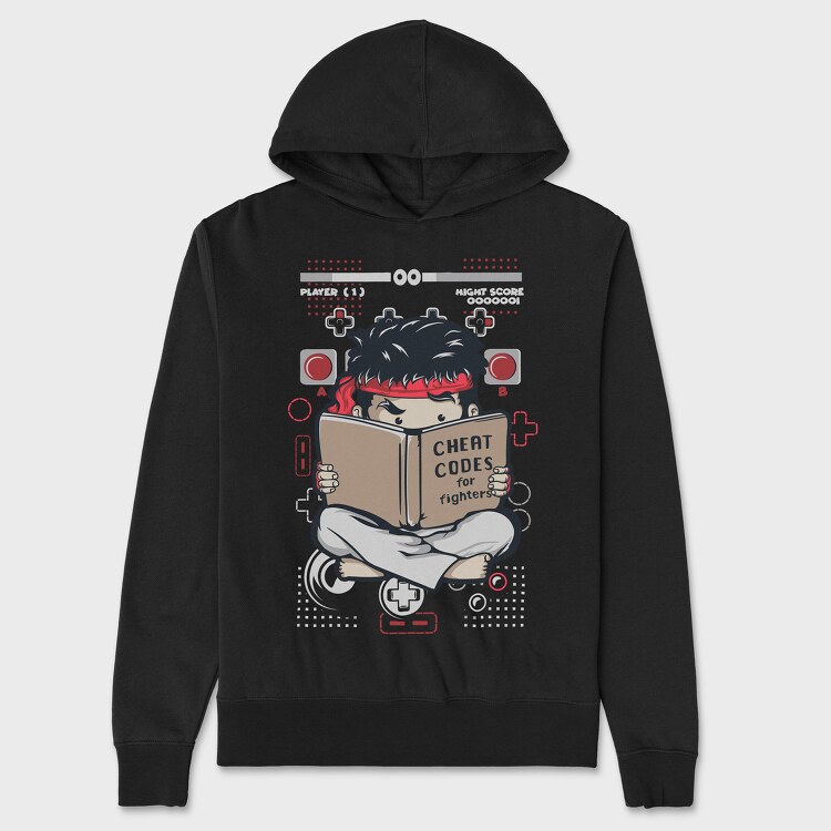 Cheat Codes For Fighters, Unisex Men's Hoodie