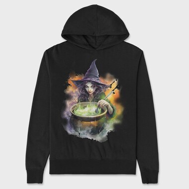 Witch Watercolor, Унисекс Мъжко Суичър