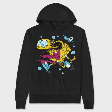 Crazy Sponge Bob, Унисекс Мъжко Суичър