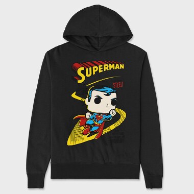 Superman Comics, Unisex Men's Hoodie