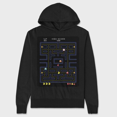 Pacman 37, Unisex Men's Hoodie
