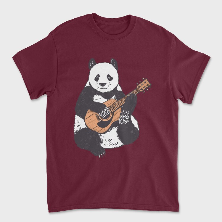 Guitar Panda, Unisex Men's T-Shirt