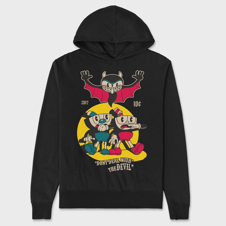 Cuphead 1, Unisex Men's Hoodie