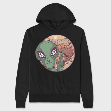 Alien Mars, Unisex Men's Hoodie