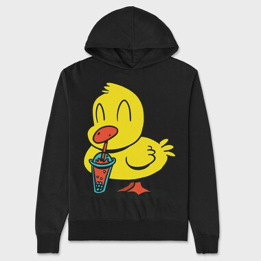 Duck Bubble Tea, Unisex Men's Hoodie