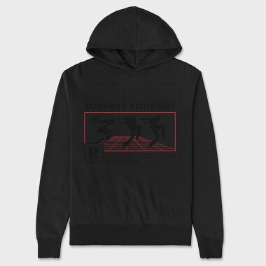 Surpass Yourself 1, Unisex Men's Hoodie