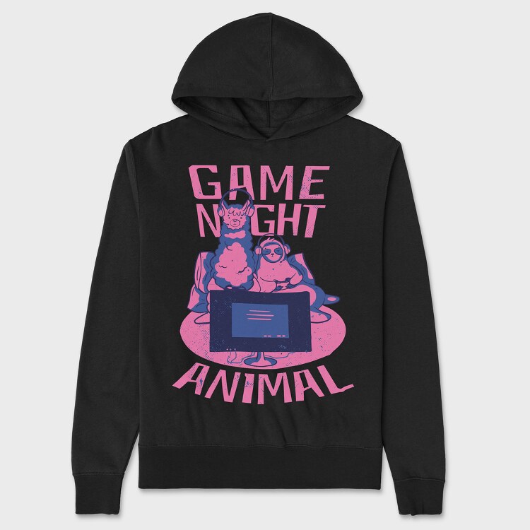 Game Night Animal, Унисекс Мъжко Суичър