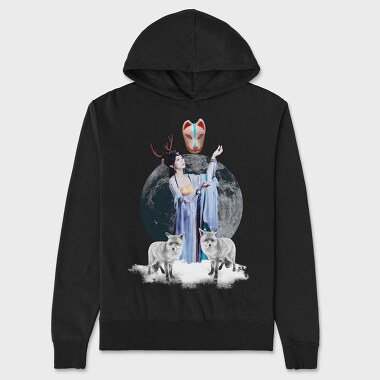 Tote Japan Kitsune, Unisex Men's Hoodie