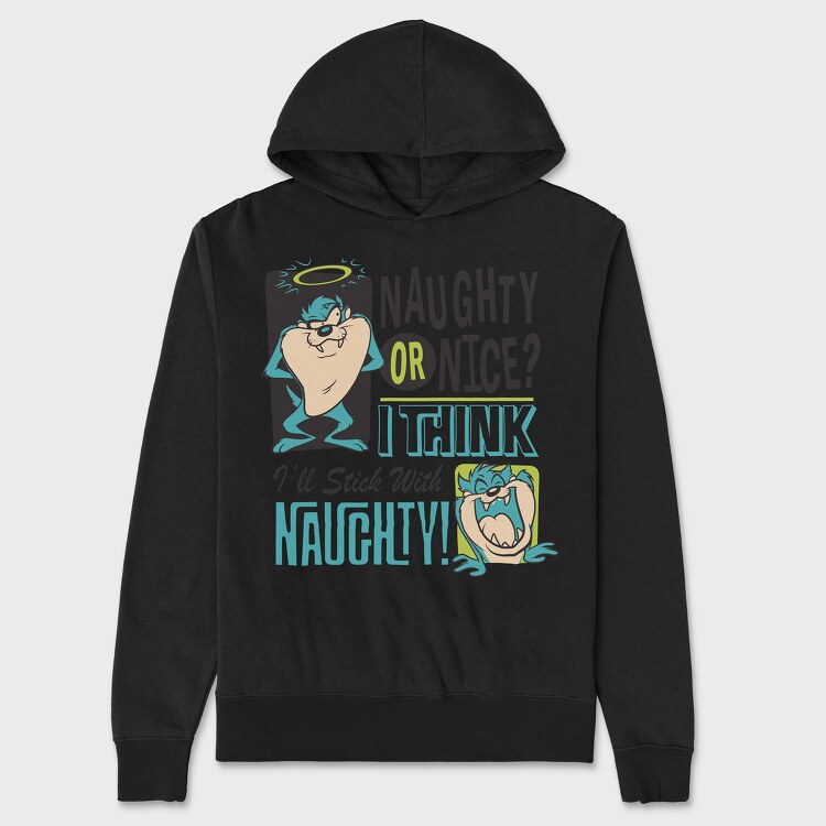 Tasmanian Devil Naughty or Nice, Унисекс Мъжко Суичър