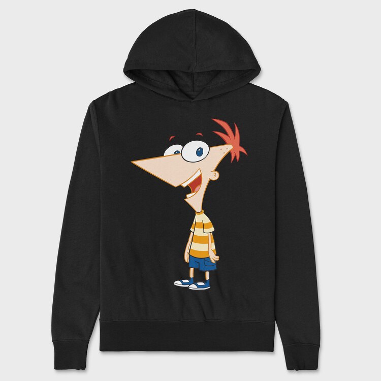 Phineas and Ferb 3, Unisex Men's Hoodie