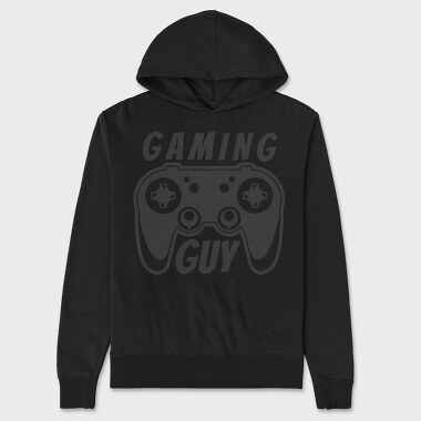 Unisex Men's Hoodie, Gaming Guy