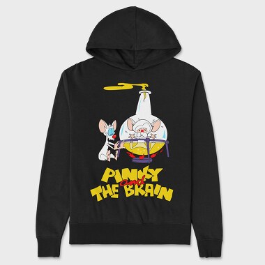 Pinky & the Brain 1, Unisex Men's Hoodie