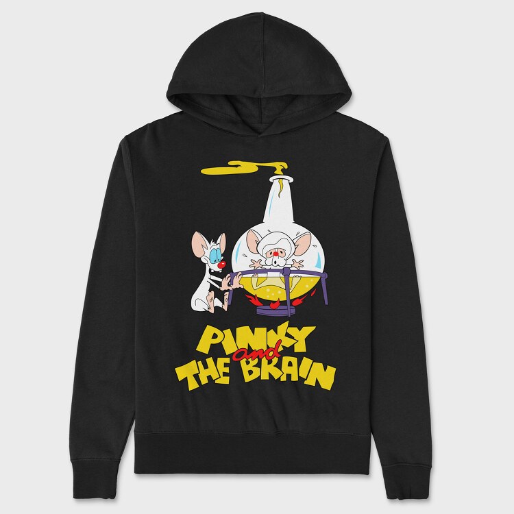 Pinky & the Brain 1, Unisex Men's Hoodie