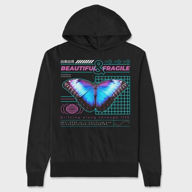 Trap Butterfly, Unisex Men's Hoodie