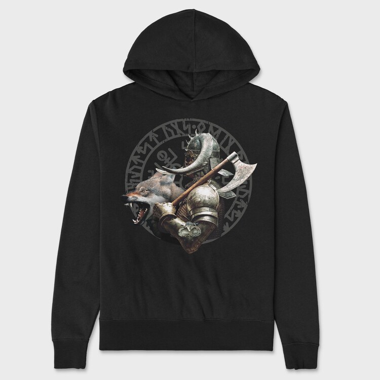 Viking Wolf, Унисекс Мъжко Суичър