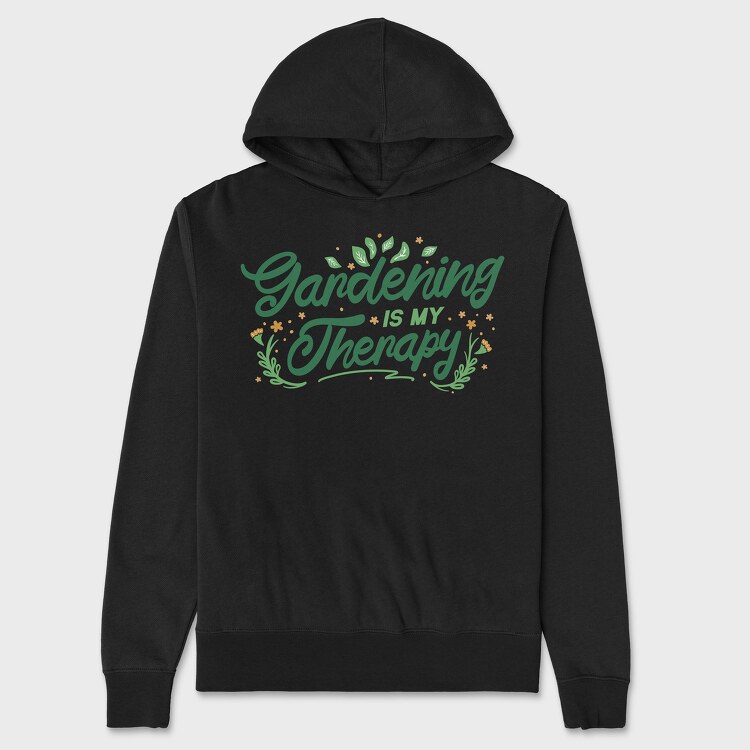 Gardening Therapy, Unisex Men's Hoodie