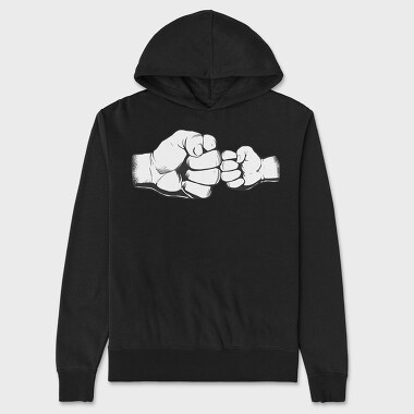Father Son Fist, Unisex Men's Hoodie