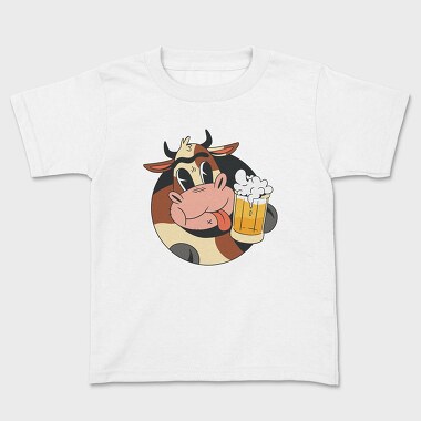 Cow Beer, Kids' T-Shirt