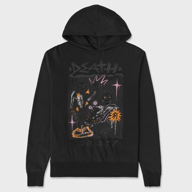 Death Society, Unisex Men's Hoodie