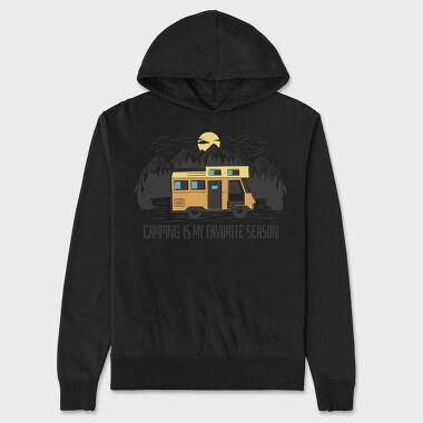 Camping Season, Unisex Men's Hoodie