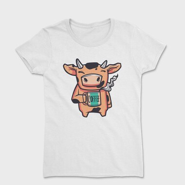 Cow Mug Coffee, Women's T-Shirt