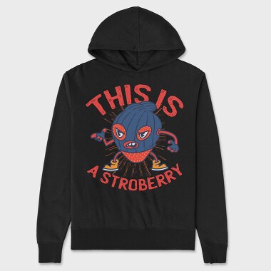 This Is A Stroberry, Unisex Men's Hoodie