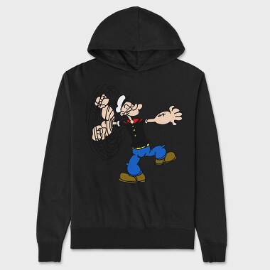 Popeye 18, Unisex Men's Hoodie
