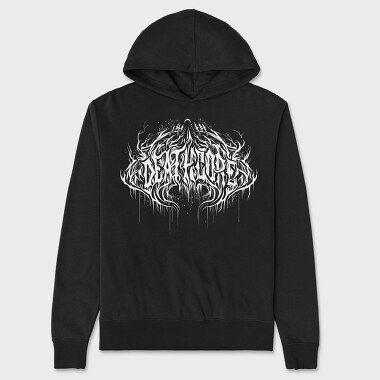 Deathcore Lettering, Unisex Men's Hoodie