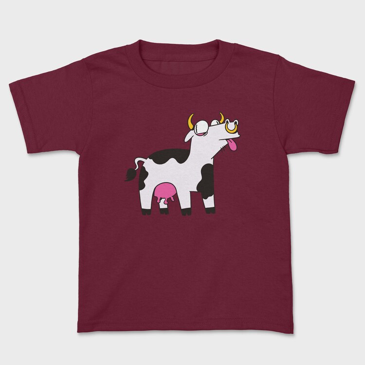 Crazy Cow, Kids' T-Shirt