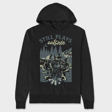 Camping With Friends, Unisex Men's Hoodie