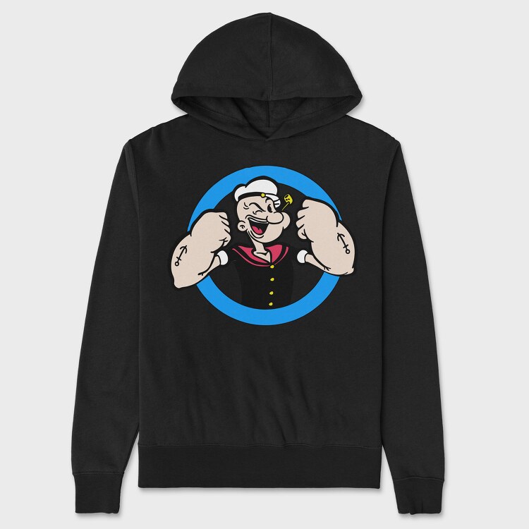 Popeye 8, Unisex Men's Hoodie