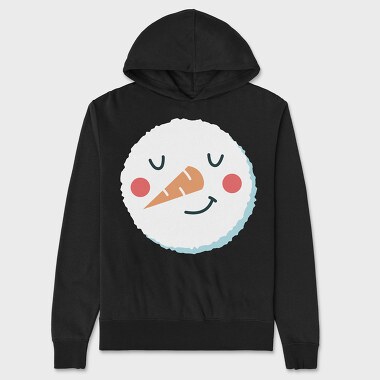 Christmas Snowman Faces 10, Unisex Men's Hoodie