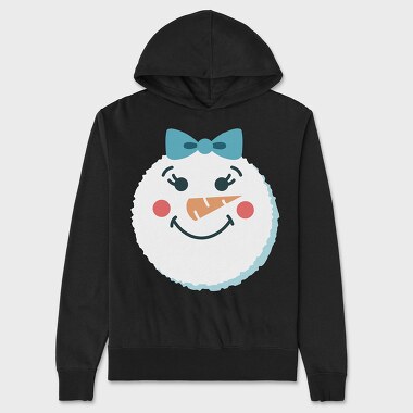 Christmas Snowman Faces 2, Unisex Men's Hoodie