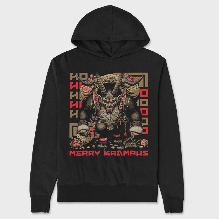 Trend Merry Krampus Japanese, Унисекс Мъжко Суичър