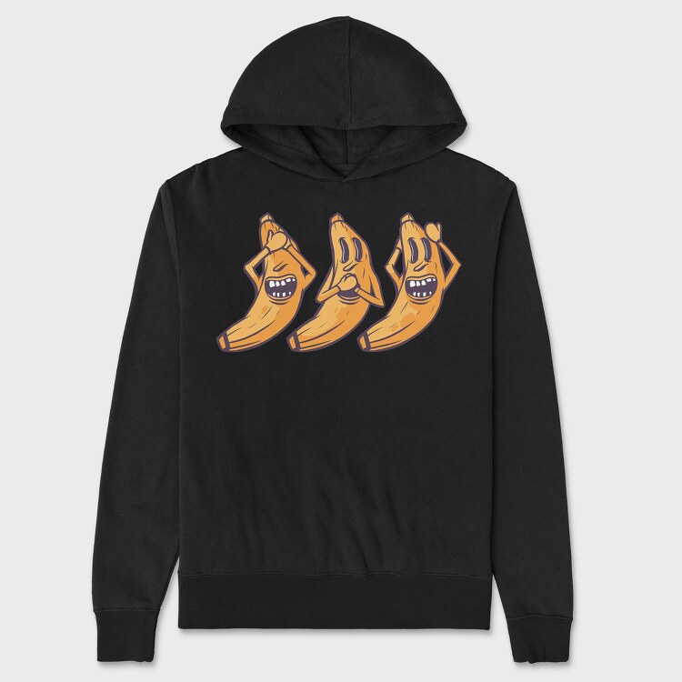 Crazy Banana, Unisex Men's Hoodie