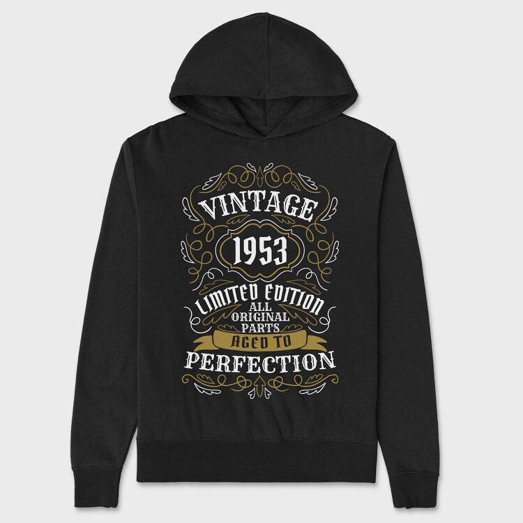 Vintage Label, Unisex Men's Hoodie
